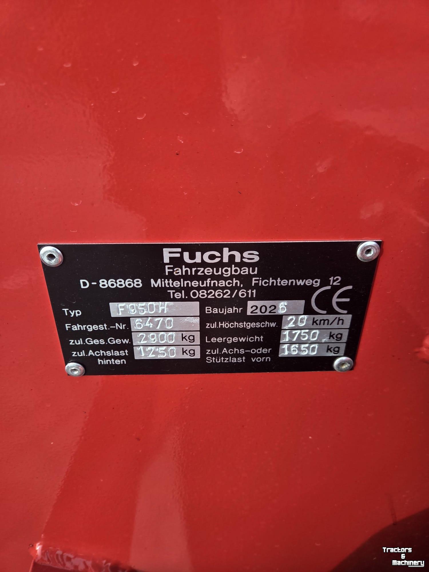 Shovel / Wiellader / Kniklader Fuchs Fuchs F950H nieuw