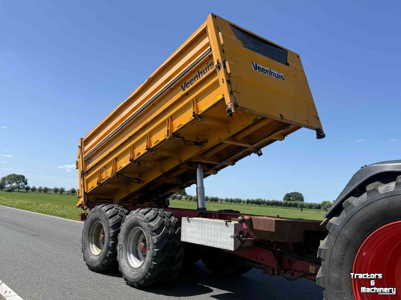 Kipper / Kiepwagen / Landbouwkipper Veenhuis Veenhuis 3-zijdig kiepende kipper - 14m3 snipperkar midejo