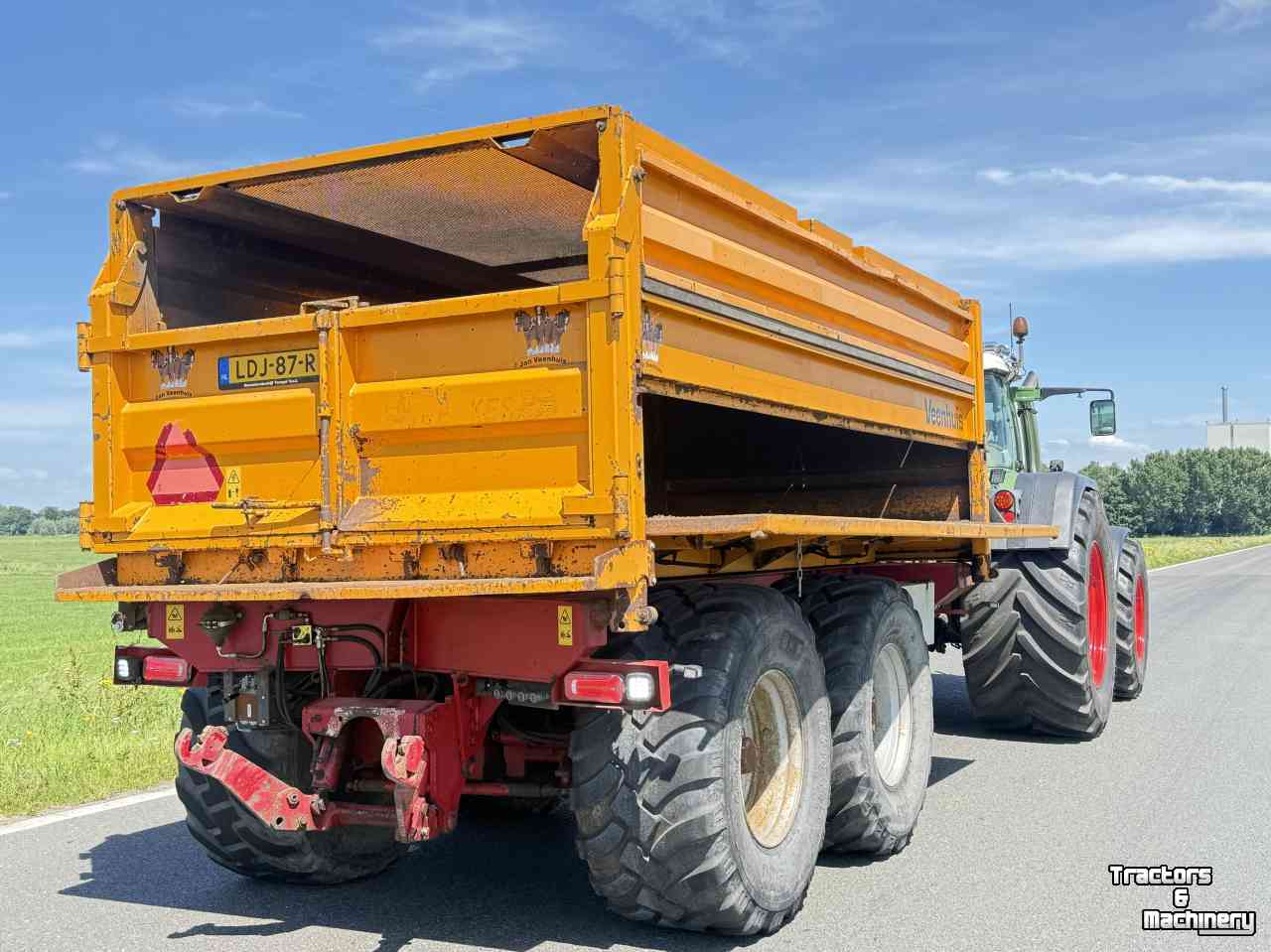 Kipper / Kiepwagen / Landbouwkipper Veenhuis Veenhuis 3-zijdig kiepende kipper - 14m3 snipperkar midejo