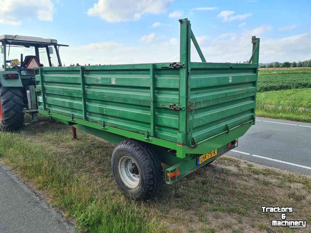 Kipper / Kiepwagen / Landbouwkipper Coenders 5 tons kipper met opzetborden