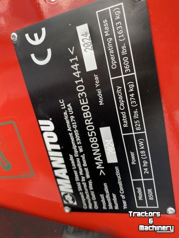 Schranklader / Skid Steer Lader Manitou 850R