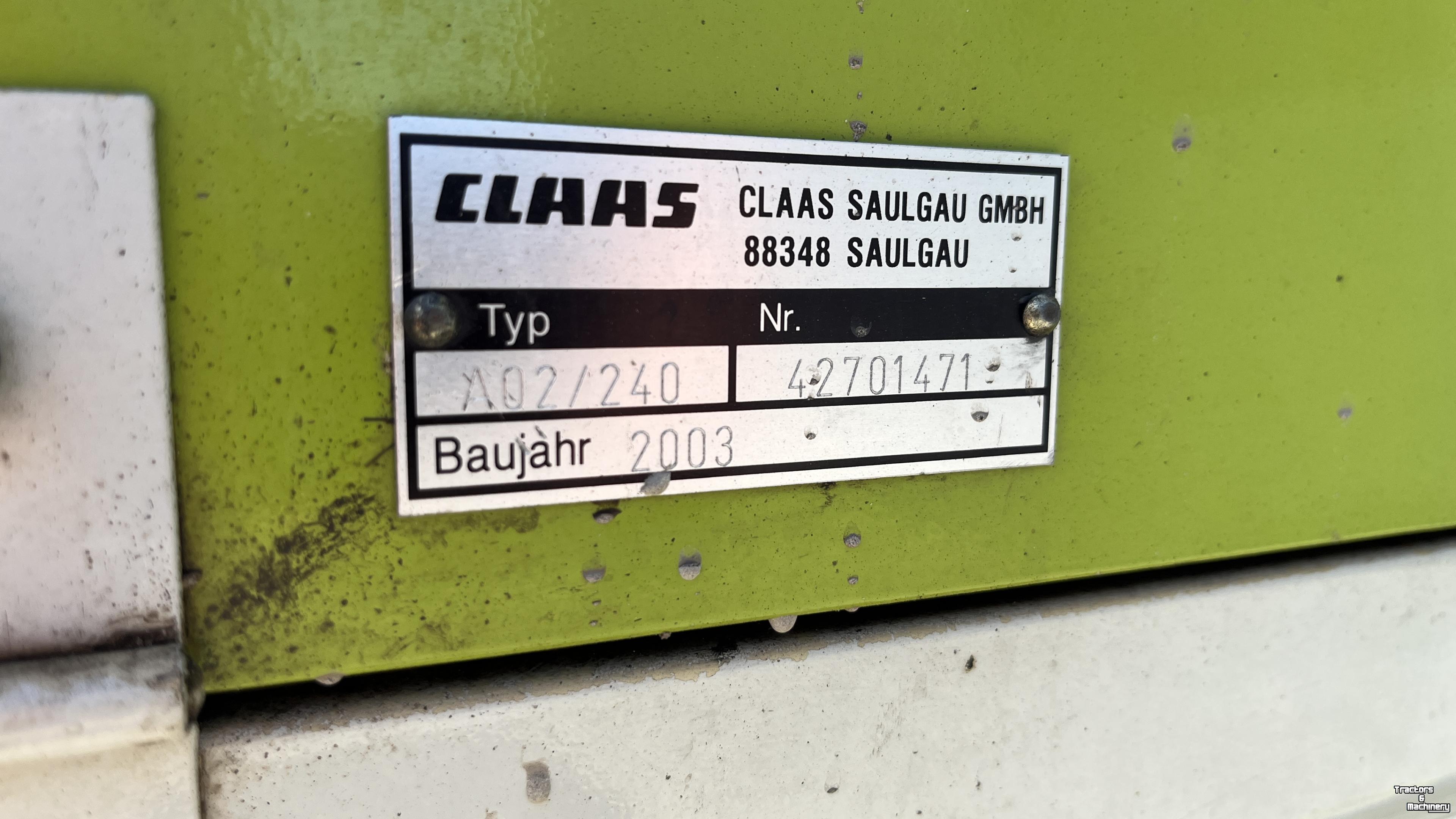 Maisbek Claas Feldfutter-SW 5,10 M