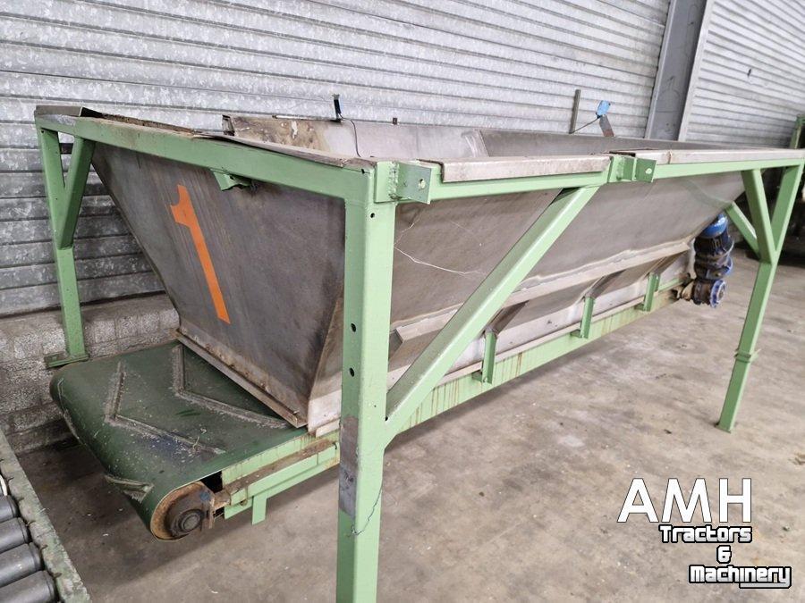 Transportband  Bunker met uitvoerband, Dosierbunker mit Austragsband