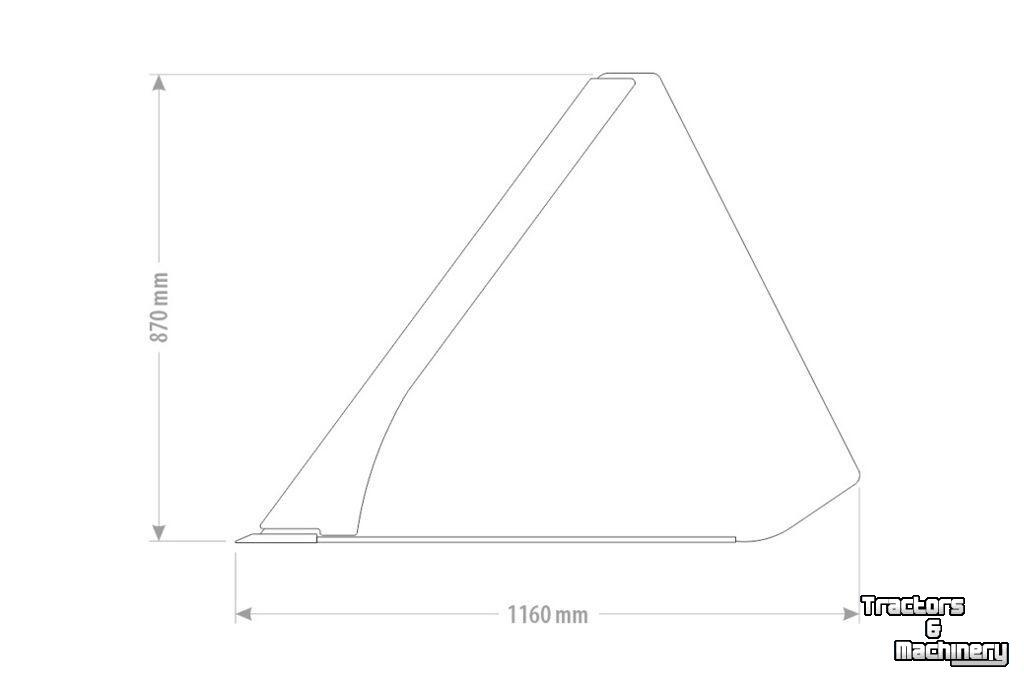 Laadbak / Grondbak Qmac XL Grondbak 180 HD MINI- 920 L