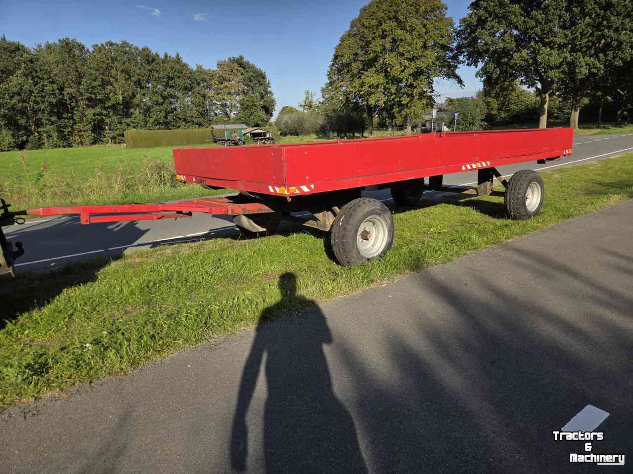 Vierwielige wagen / Landbouwwagen Kersten 6 tons landbouwwagen 520x245cm bakke wagen