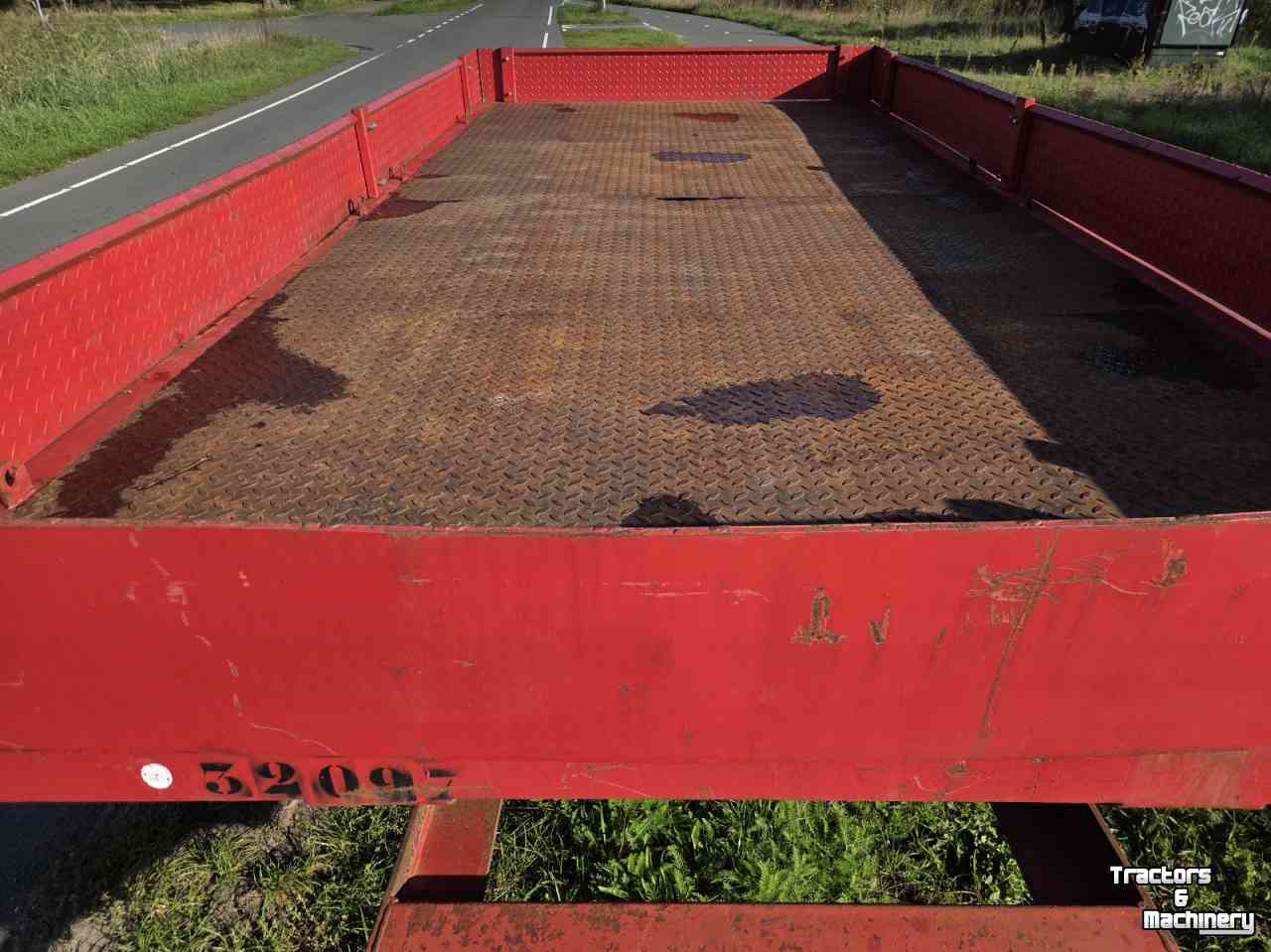 Vierwielige wagen / Landbouwwagen Kersten 6 tons landbouwwagen 520x245cm bakke wagen