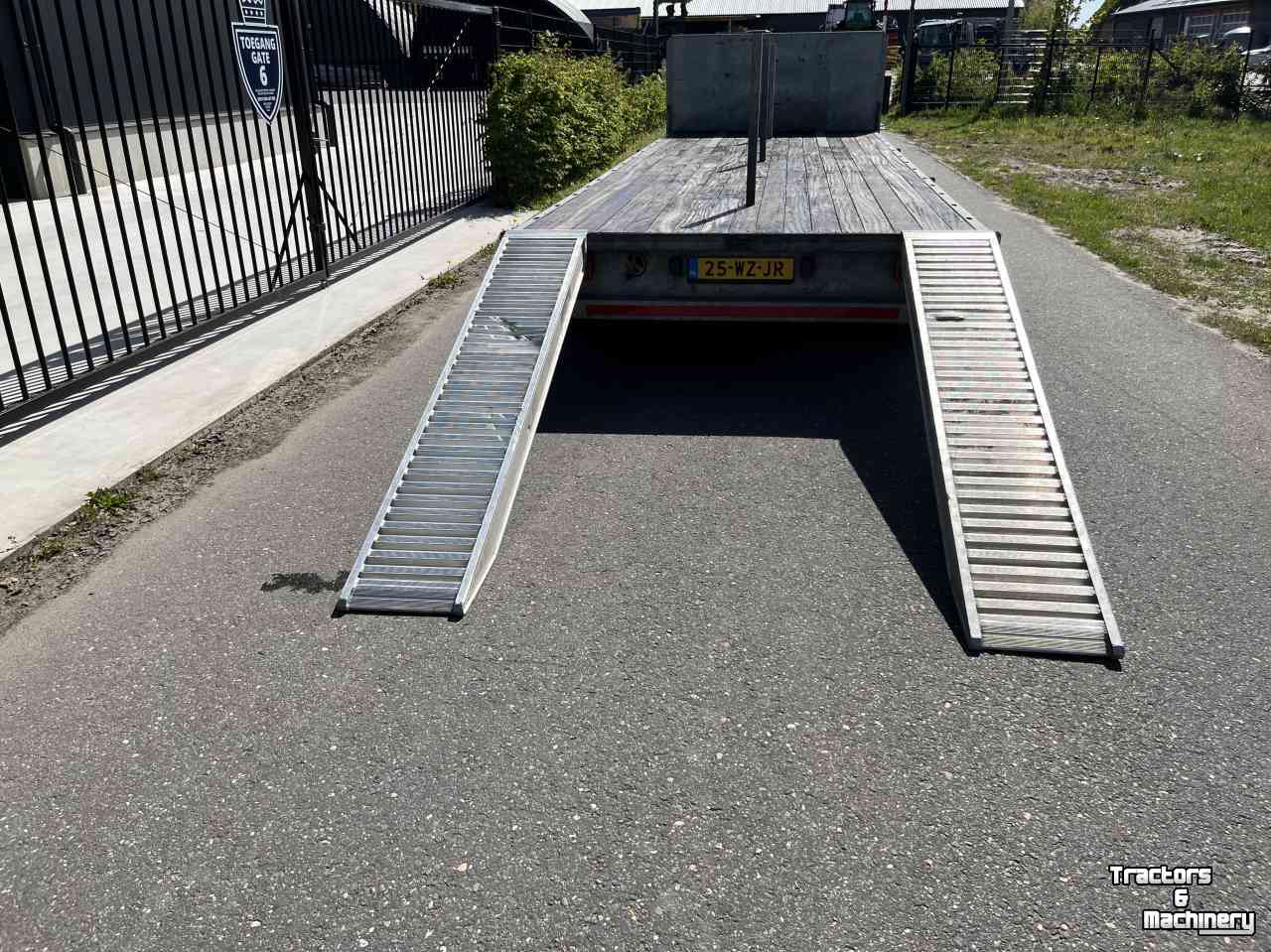 Getrokken truck-aanhanger  Kuiper KD7002 Schamel aanhanger luchtgeremd