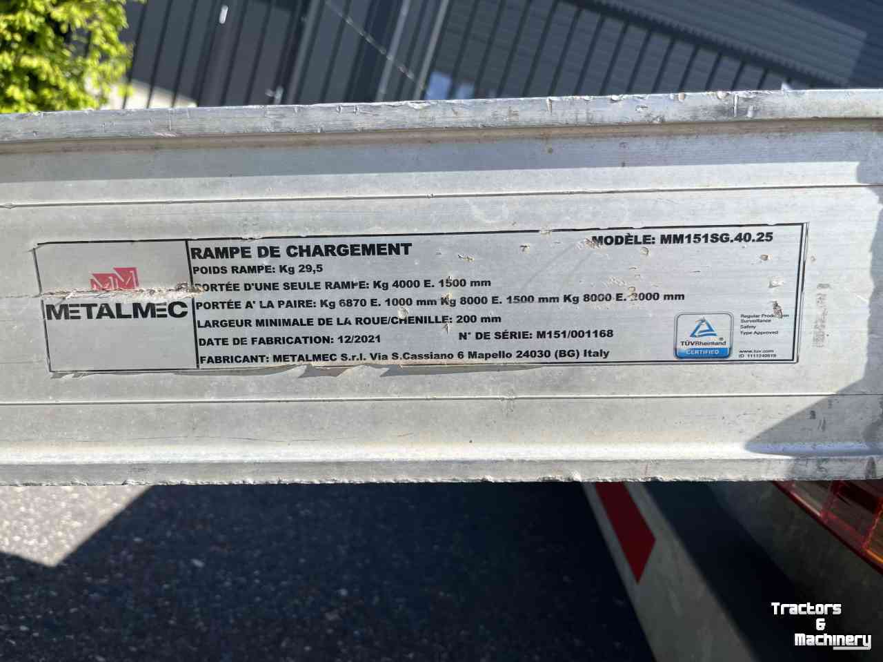 Getrokken truck-aanhanger  Kuiper KD7002 Schamel aanhanger luchtgeremd