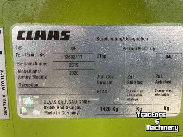 Pick-up Claas PU 300 Profi - i36