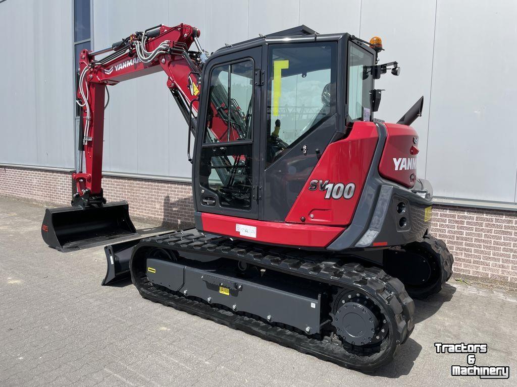 Rupskraan / Graafmachine op rupsen Yanmar SV100-7 2-PB