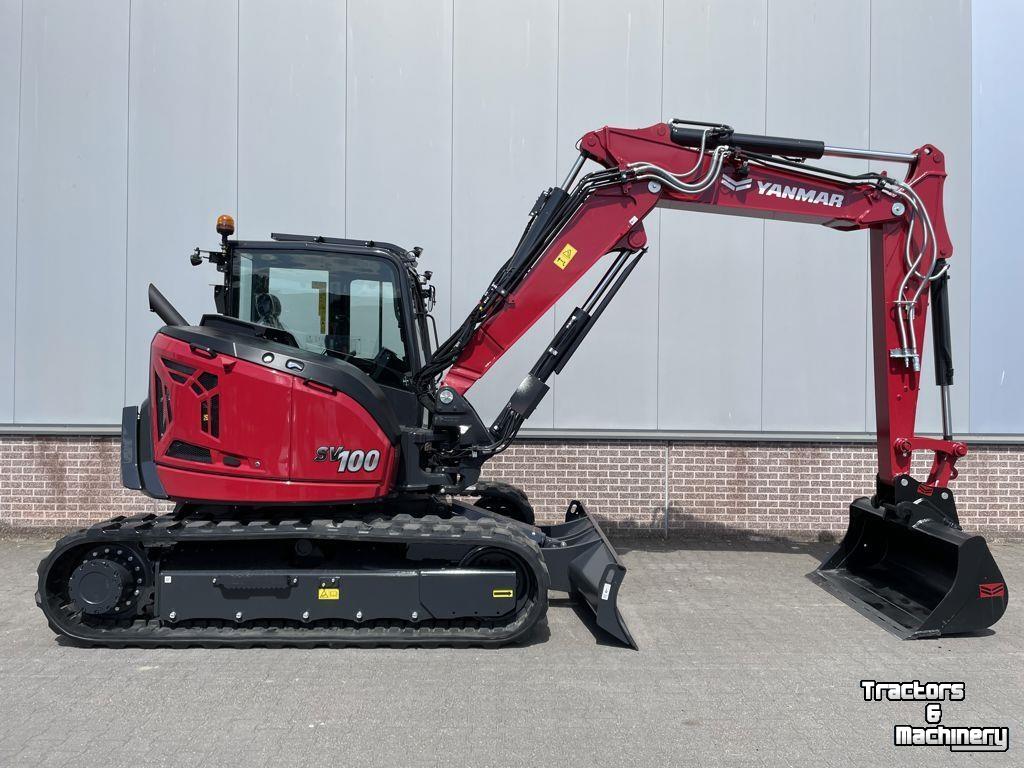 Rupskraan / Graafmachine op rupsen Yanmar SV100-7 2-PB