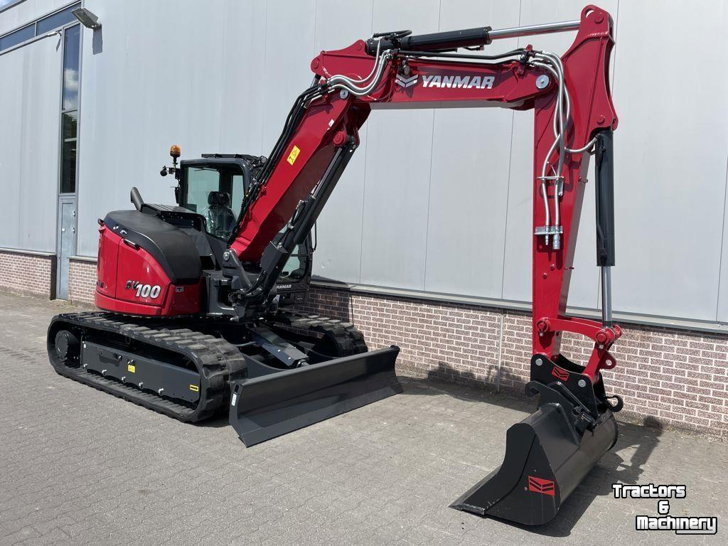 Rupskraan / Graafmachine op rupsen Yanmar SV100-7 2-PB