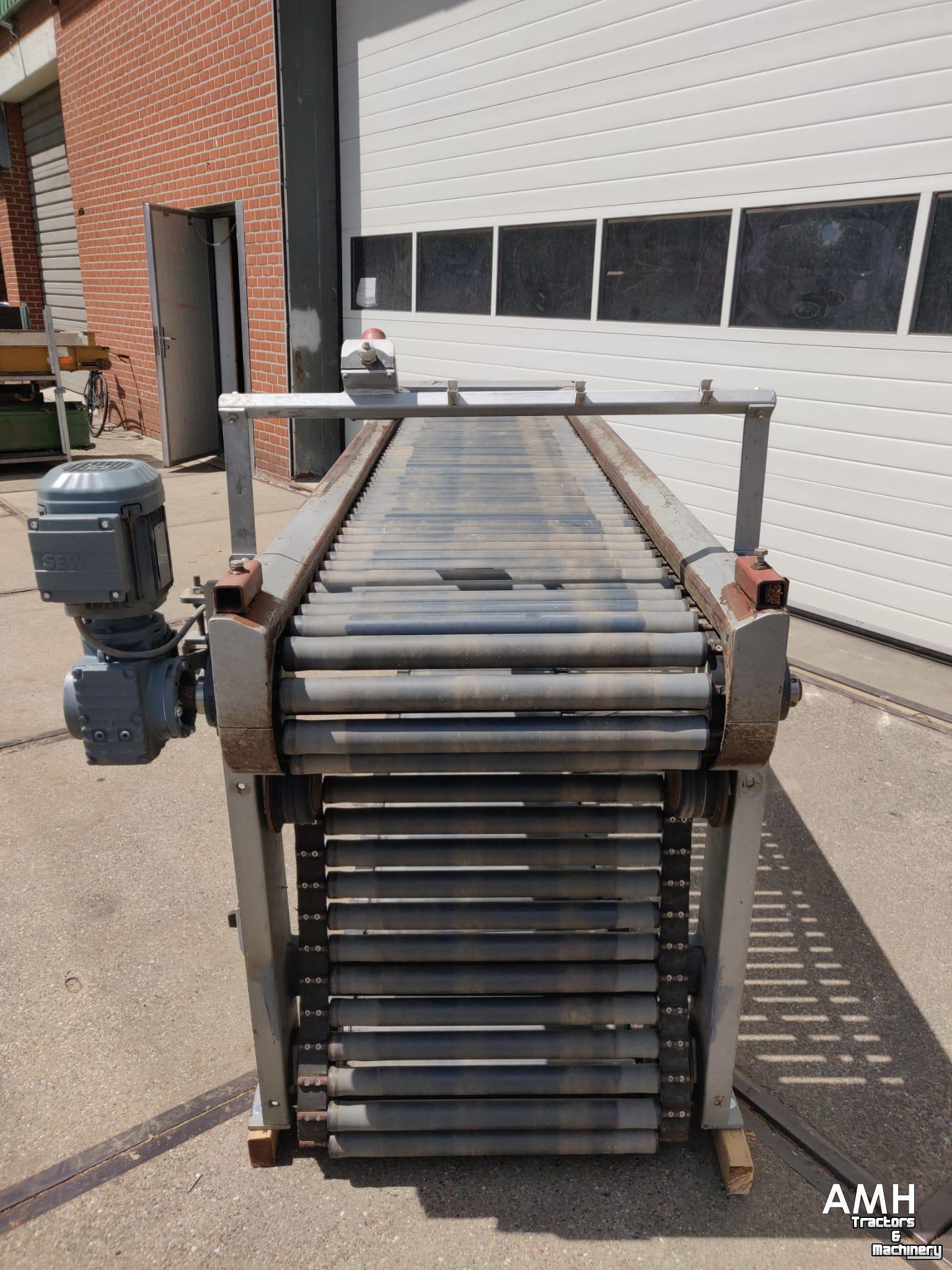 Sorteermachine Grisnich Rollenleestafel 3050x600 ROLLENLEESTAFEL ROLLER INSPECTION BELT ROLLENVERLESETISCH