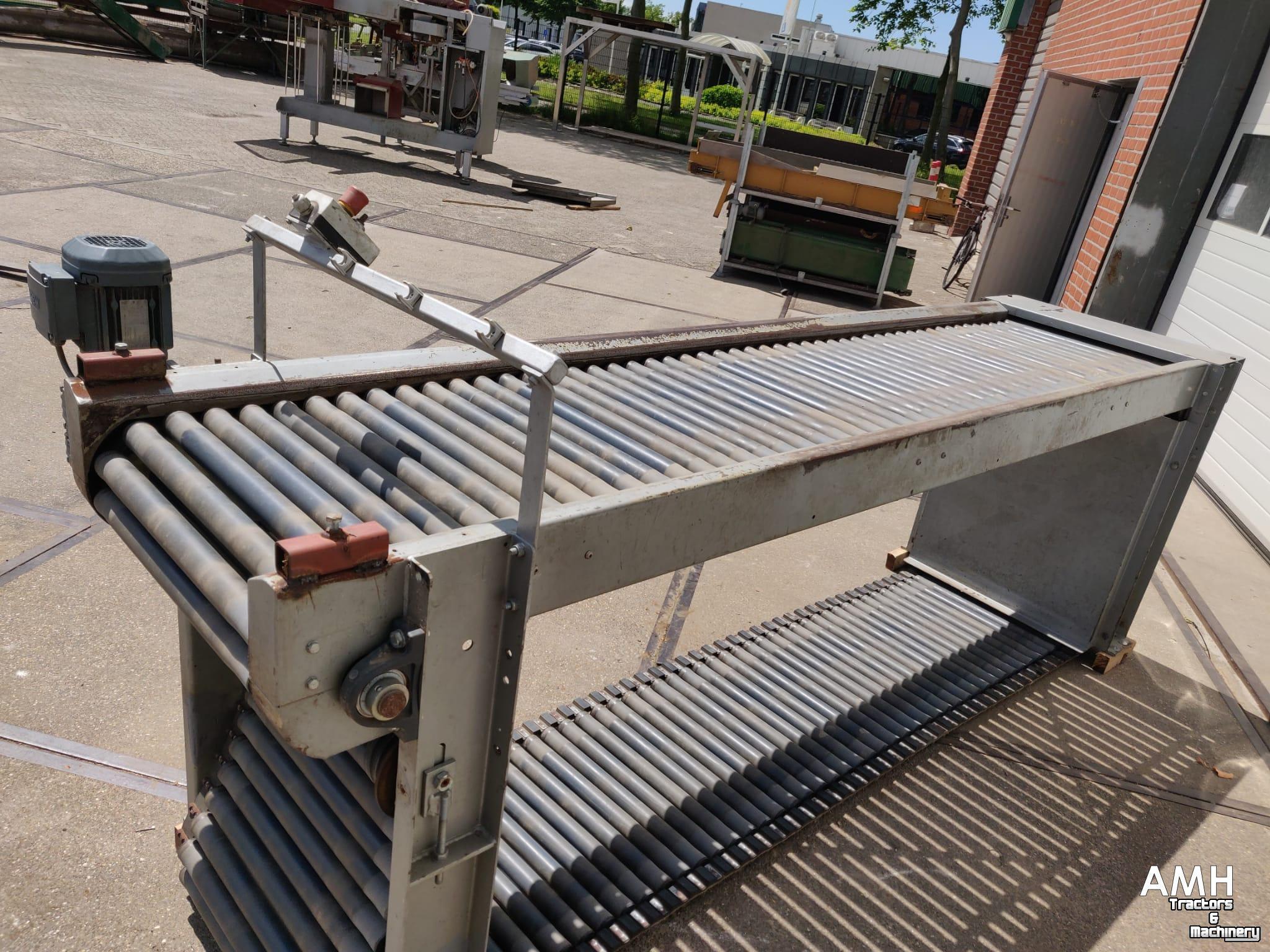 Sorteermachine Grisnich Rollenleestafel 3050x600 ROLLENLEESTAFEL ROLLER INSPECTION BELT ROLLENVERLESETISCH