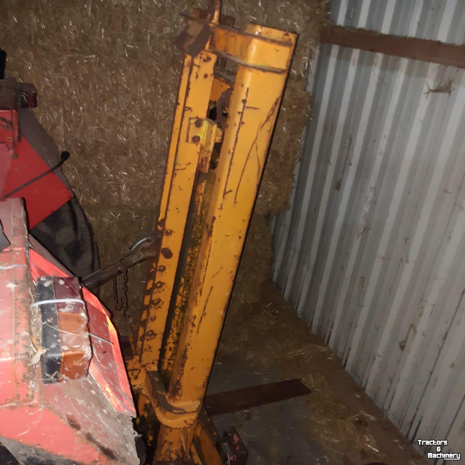 Hefmast & Mini heftruck  Hefmast met pallet lepels
