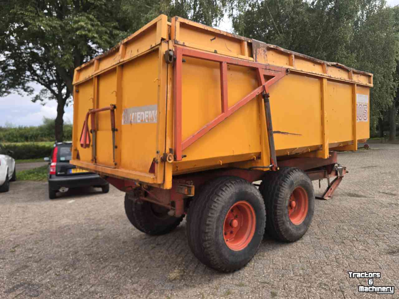 Kipper / Kiepwagen / Landbouwkipper Miedema 105 kipper
