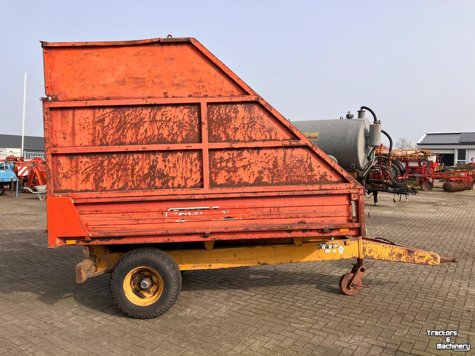 Kipper / Kiepwagen / Landbouwkipper Schuitemaker 4Tons kipper