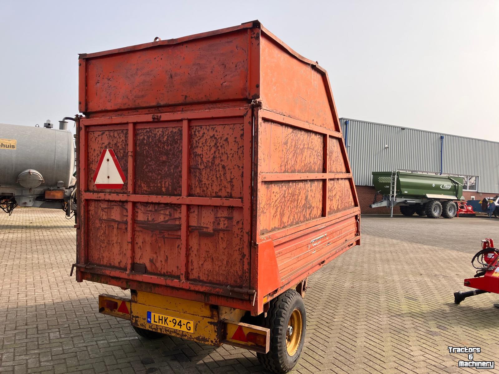 Kipper / Kiepwagen / Landbouwkipper Schuitemaker 4Tons kipper