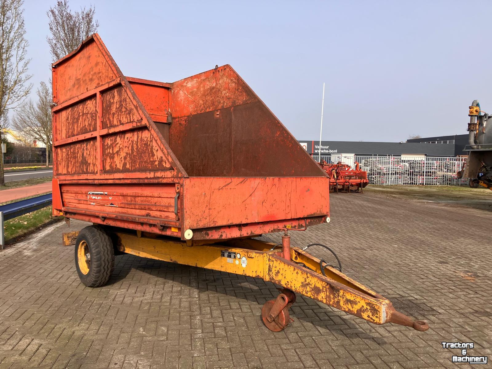 Kipper / Kiepwagen / Landbouwkipper Schuitemaker 4Tons kipper