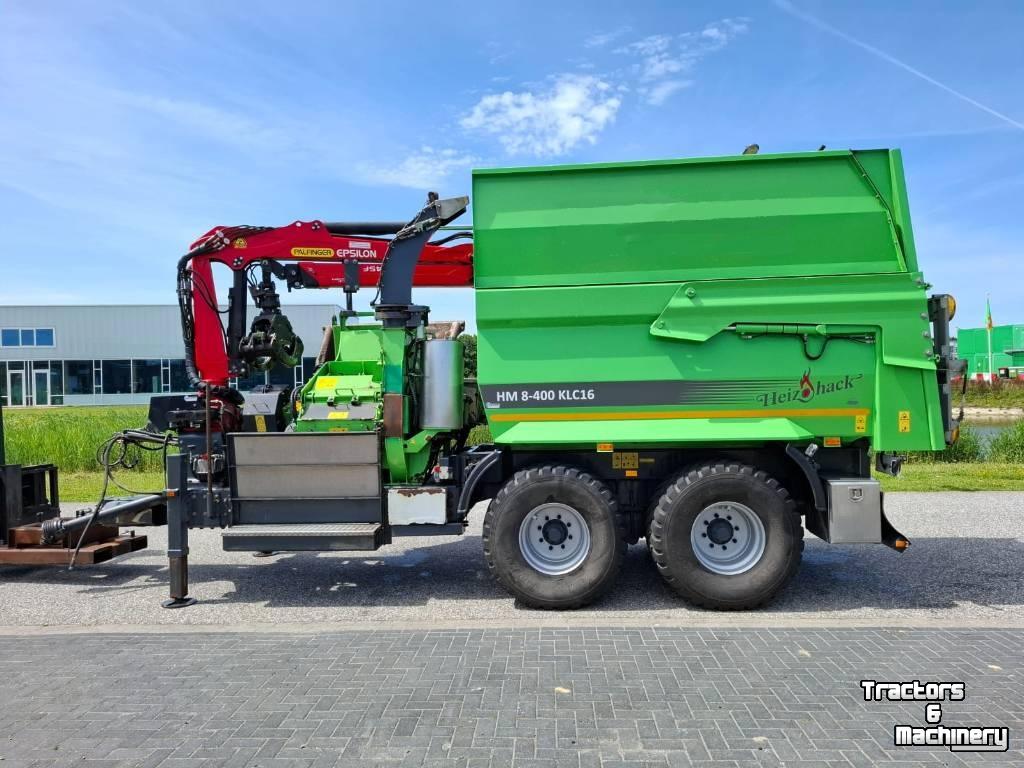 Houtversnipperaar Heizohack HM 8-400 KLC 16 chipper combi
