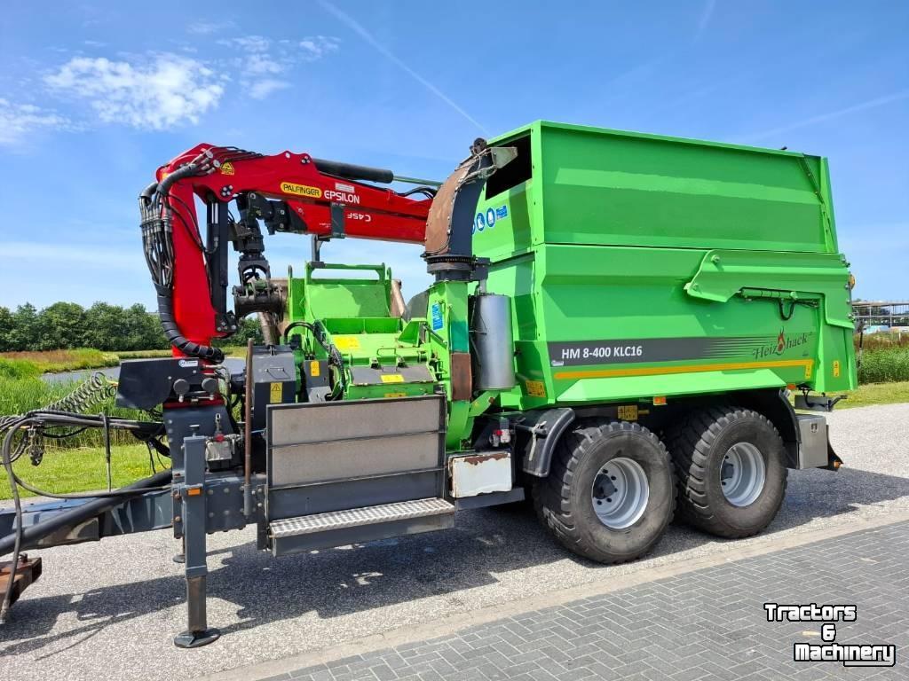 Houtversnipperaar Heizohack HM 8-400 KLC 16 chipper combi