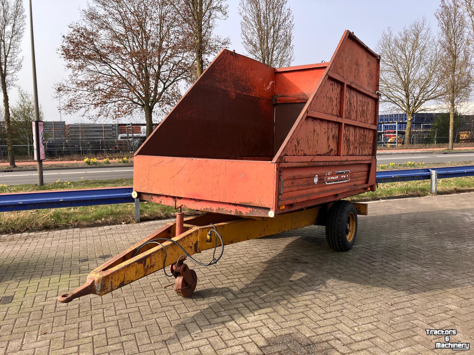 Kipper / Kiepwagen / Landbouwkipper Schuitemaker 4Tons kipper