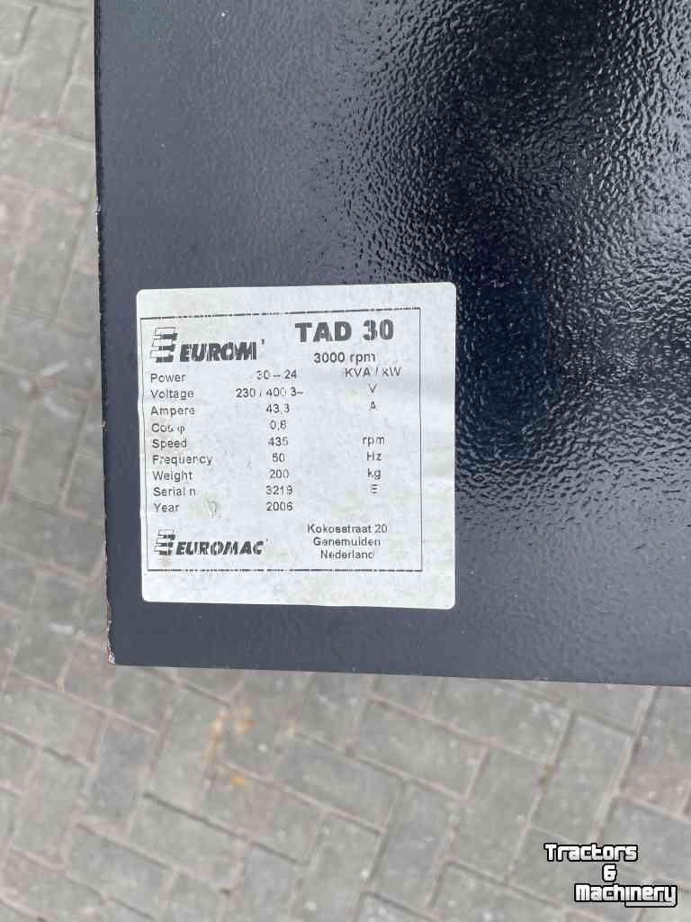Aggregaat / Generator Eurom TAD30 trekkeraggregaat