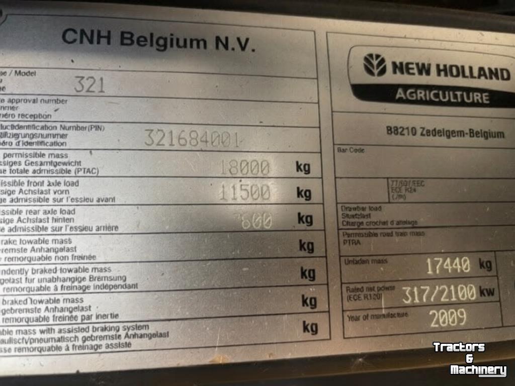 Veldhakselaar New Holland CX 8090 SL