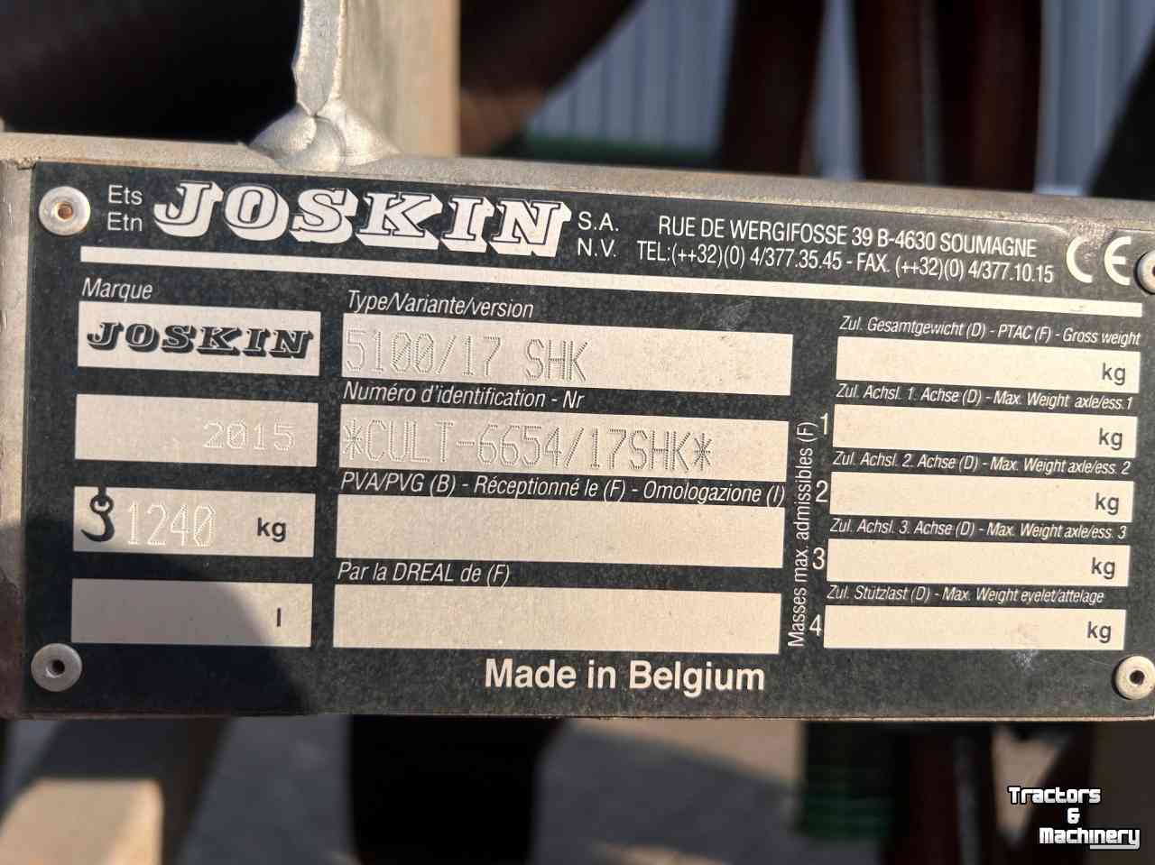 Bouwlandinjecteur Joskin Terraflex 5100/17 SHK
