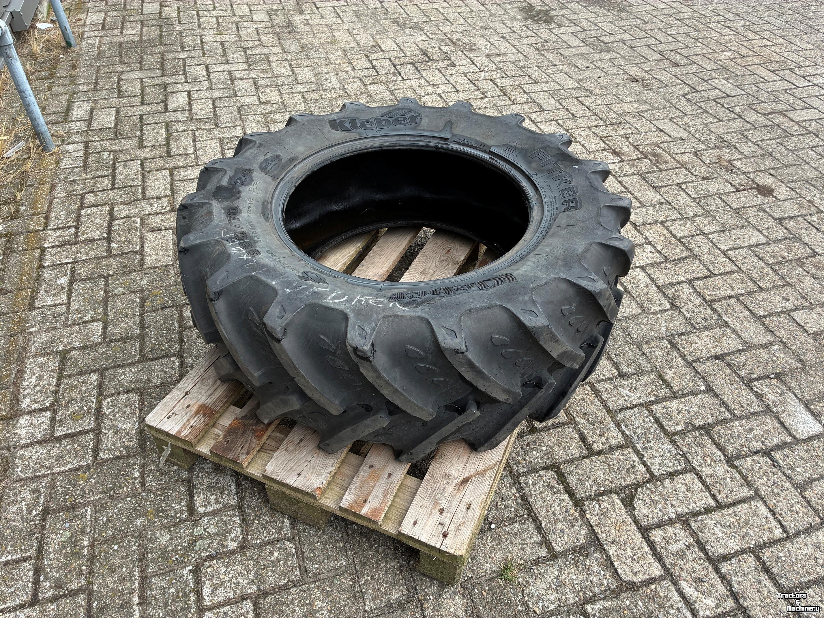 Wielen, Banden, Velgen & Afstandsringen Kleber 360/70R24