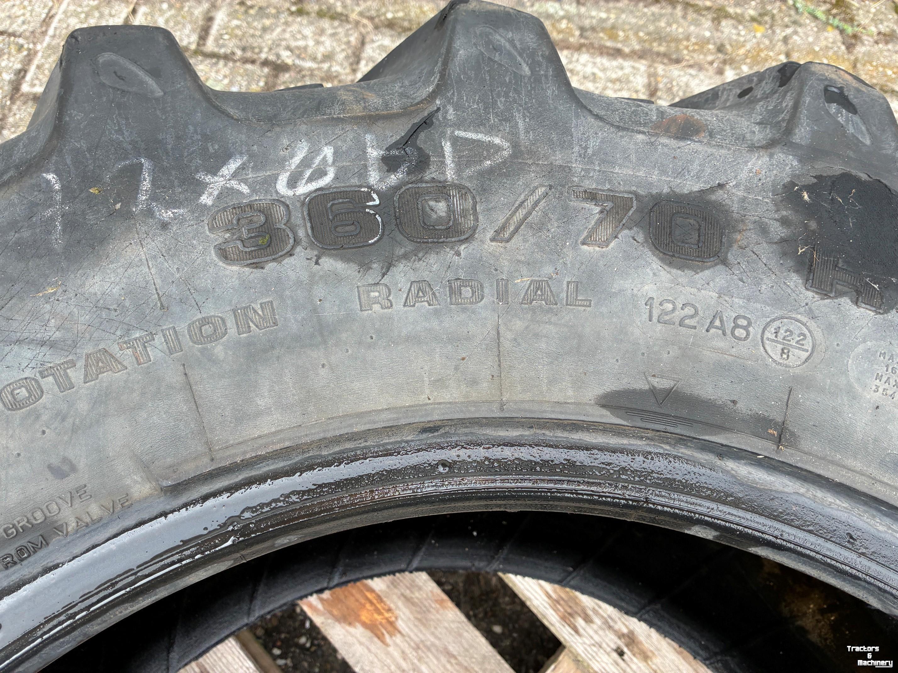 Wielen, Banden, Velgen & Afstandsringen Kleber 360/70R24