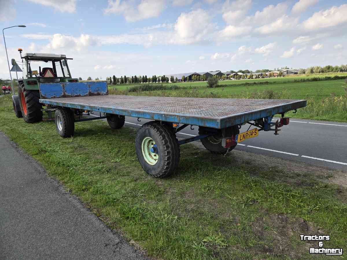 Vierwielige wagen / Landbouwwagen Kersten 8 tons zelfbouw landbouwwagen