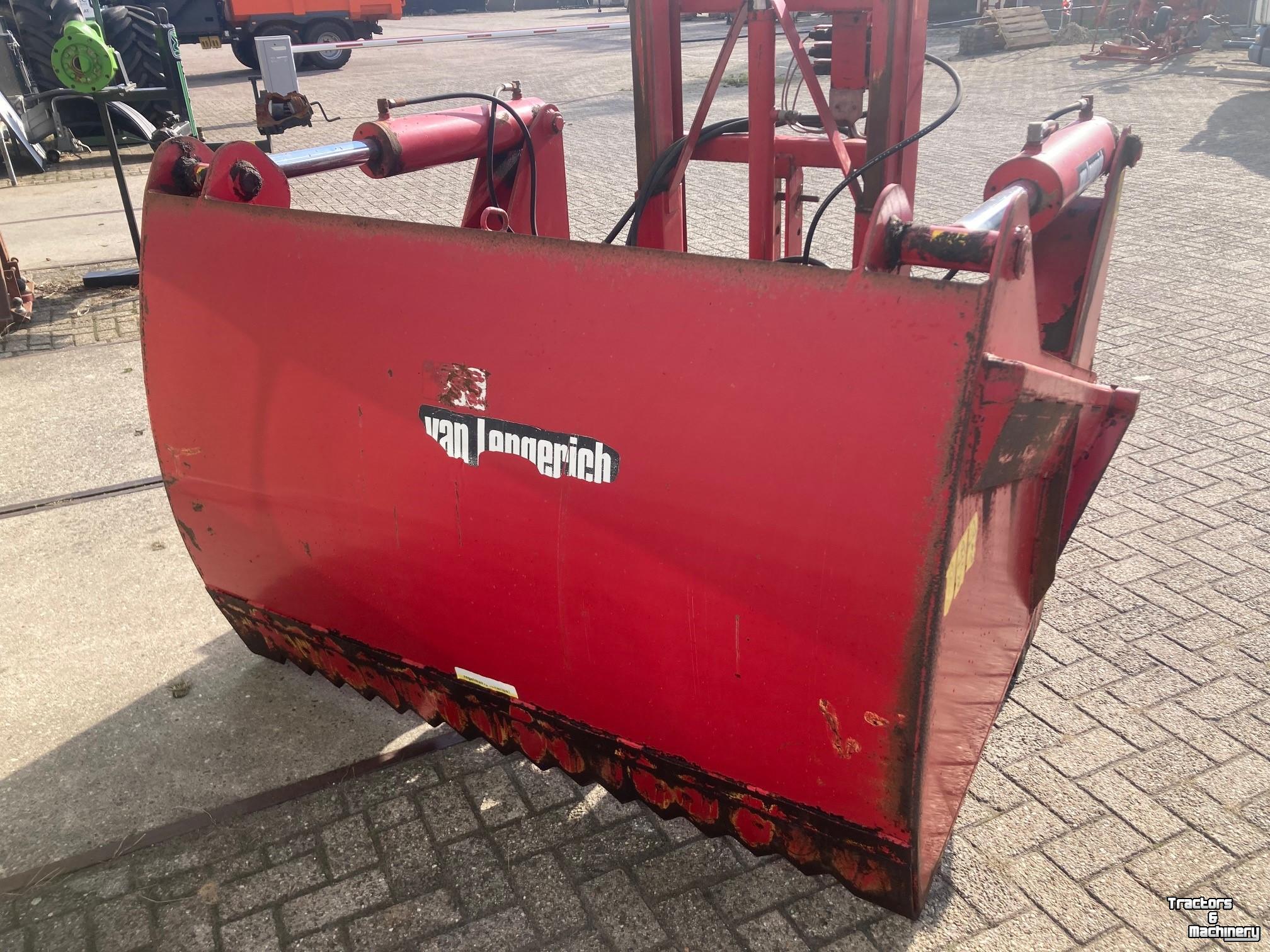 Voeruitkuilbak Van Lengerich Van H180HA kuilhapper met hefmast
