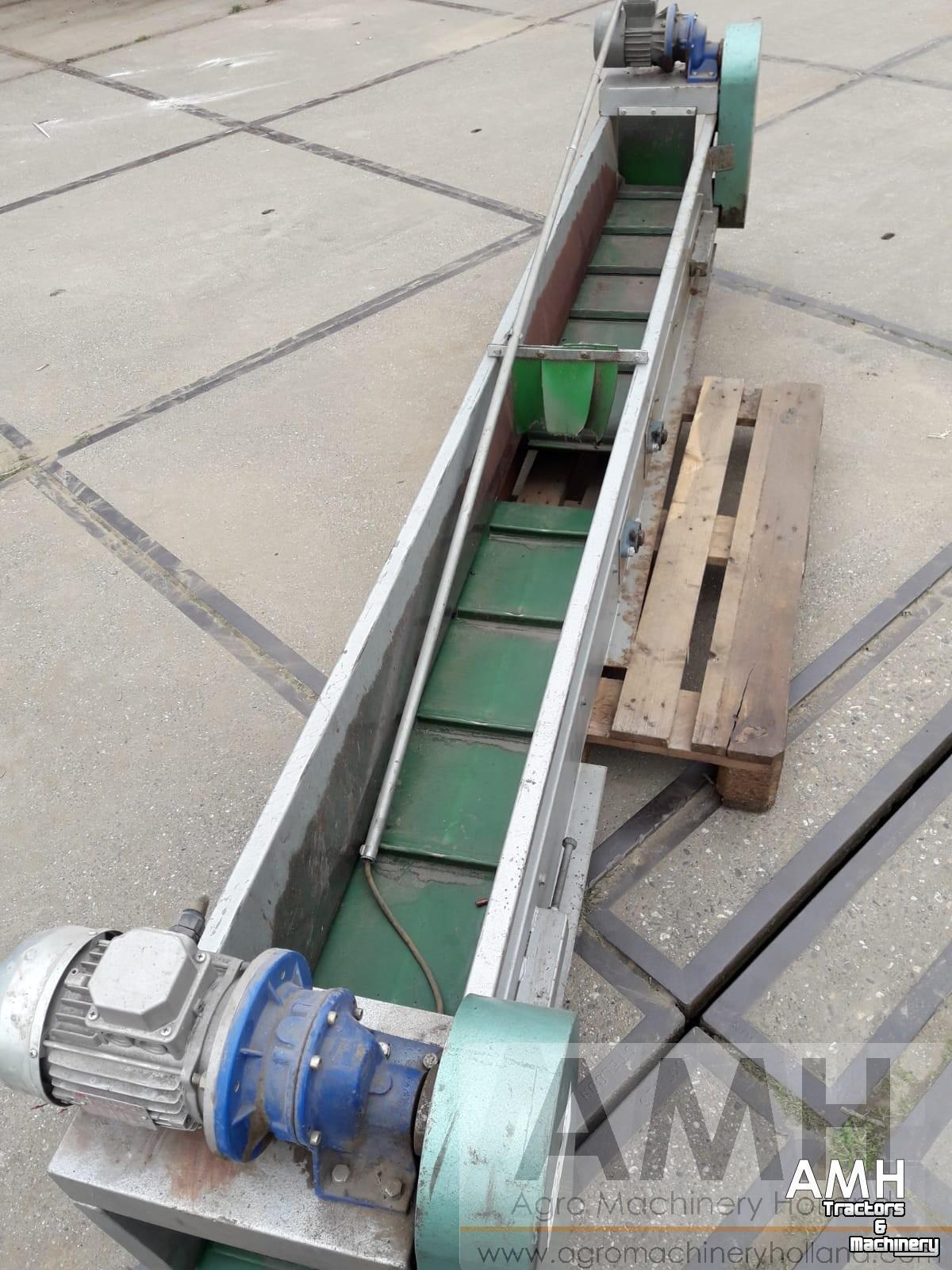 Transportband Pro-Pak Dubbele vlakke afvoerband 2x1400x250 afvoerband dischargebelt querband