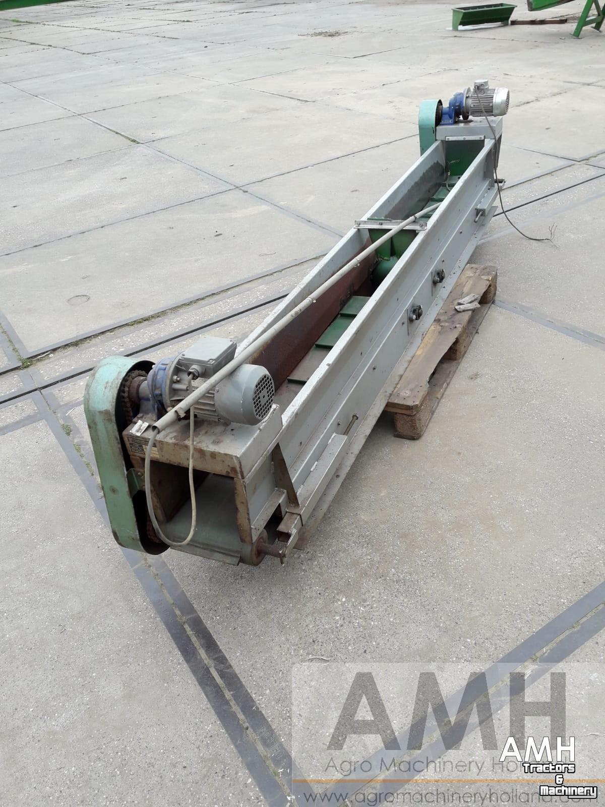 Transportband Pro-Pak Dubbele vlakke afvoerband 2x1400x250 afvoerband dischargebelt querband
