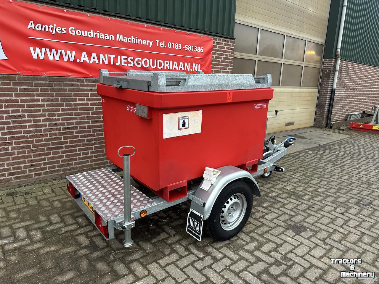 Dieplader / Aanhanger AGM Dieseltank aanhanger