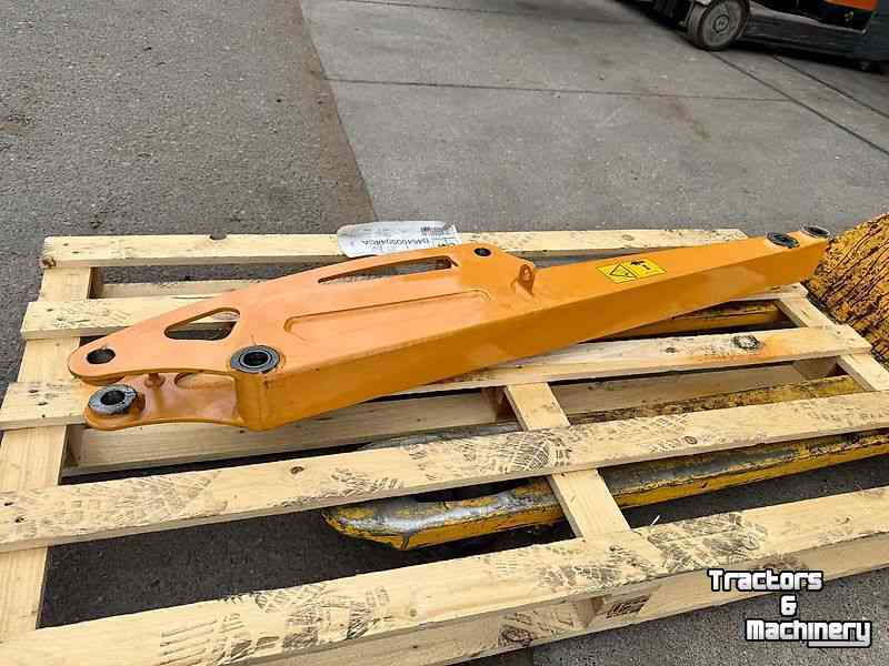 Bandenkraan / Graafmachine op wielen Case CX14D lepelsteel lang