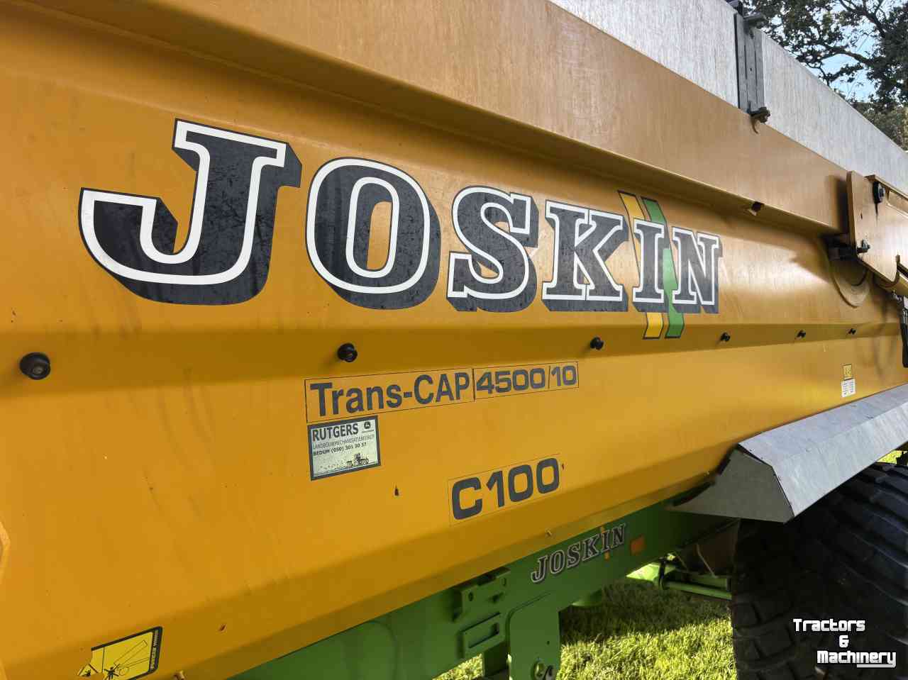 Kipper / Kiepwagen / Landbouwkipper Joskin Transcap 4500/10 kieper enkelas