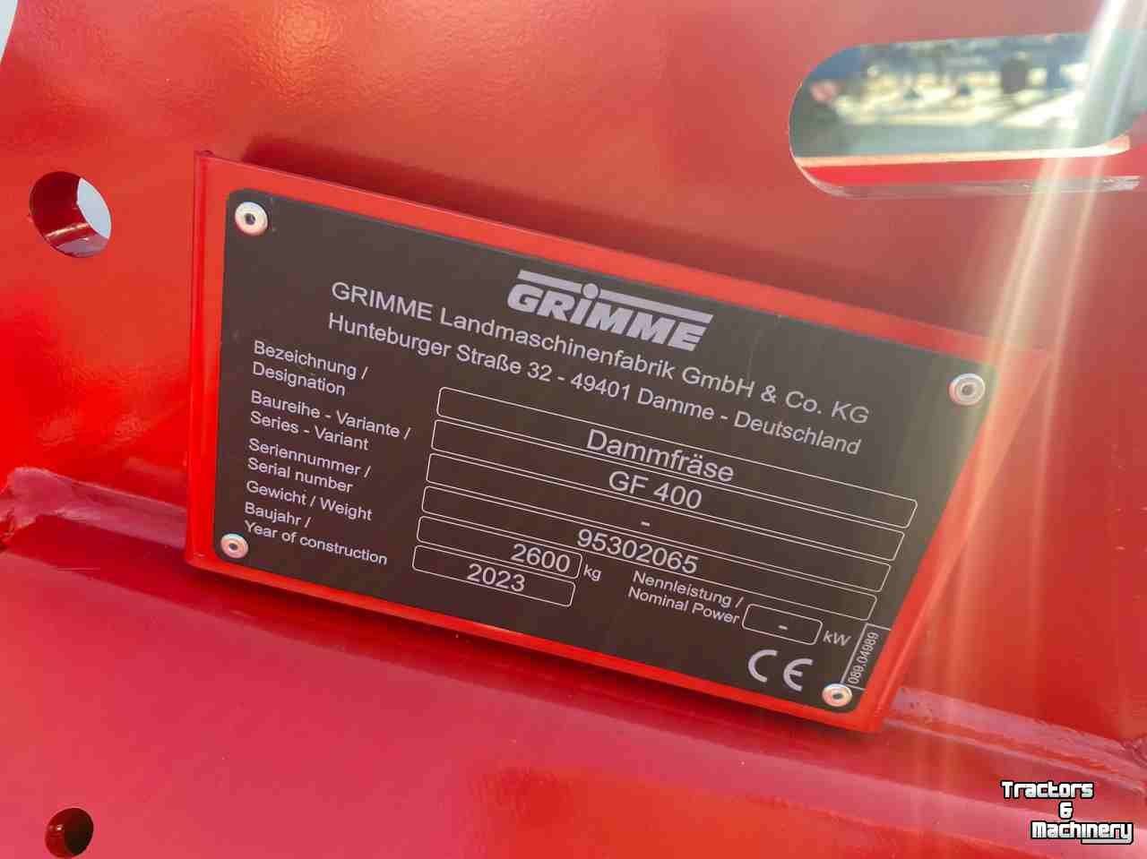 Grondfrees Grimme GF 400