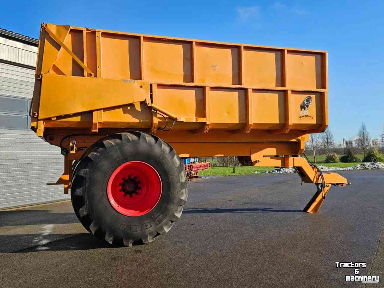 Kipper / Kiepwagen / Landbouwkipper Veenhuis 12000 Enkelas landbouwkipper