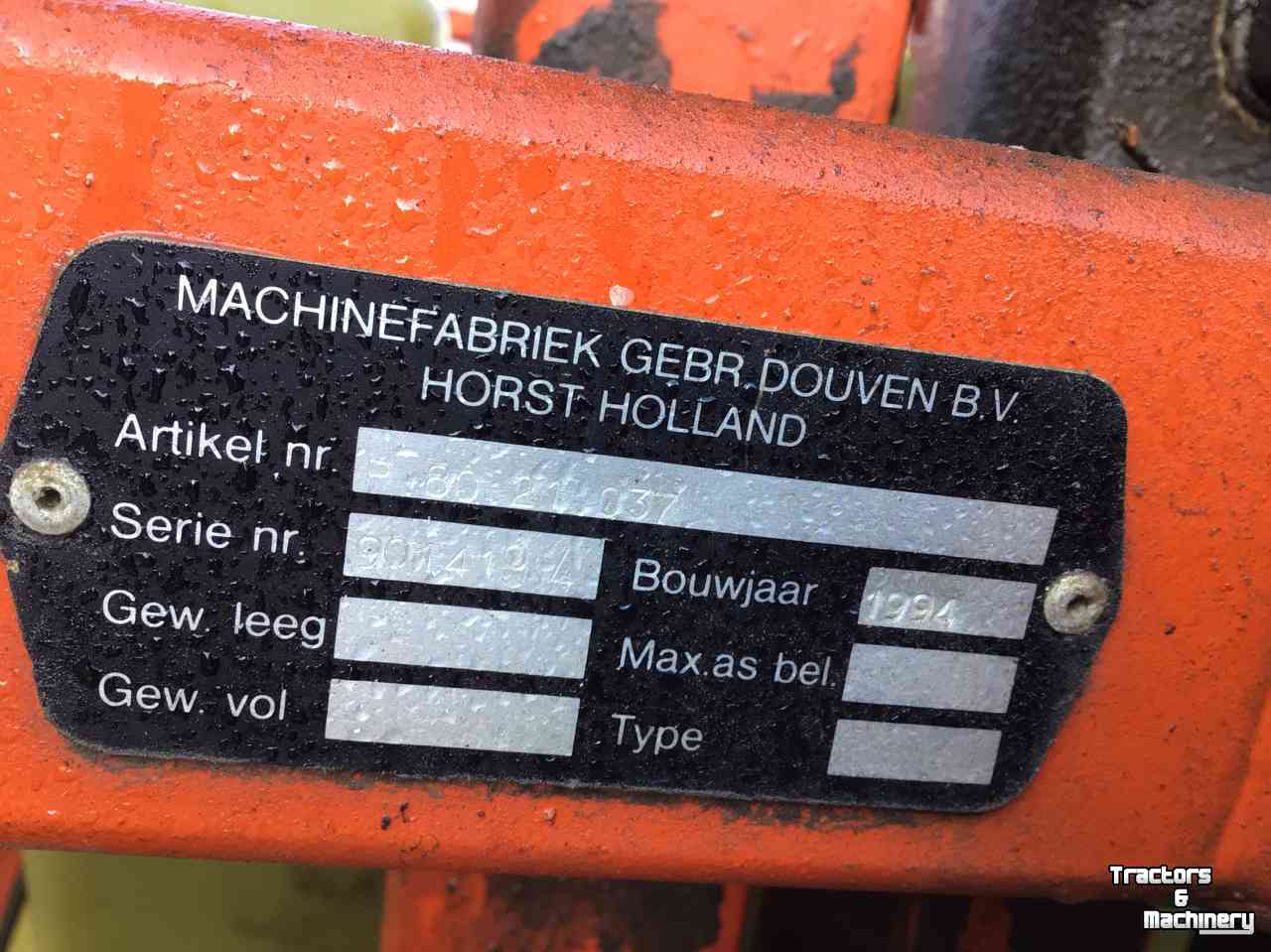 Gedragen Veldspuit Douven P 80 21