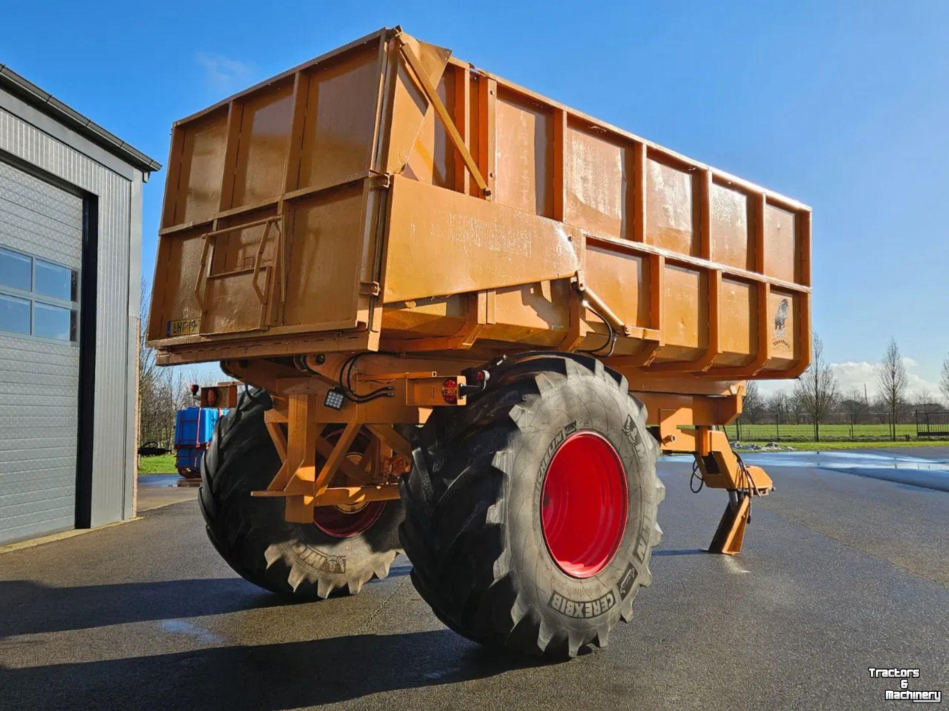 Kipper / Kiepwagen / Landbouwkipper Veenhuis 12000 Enkelas landbouwkipper