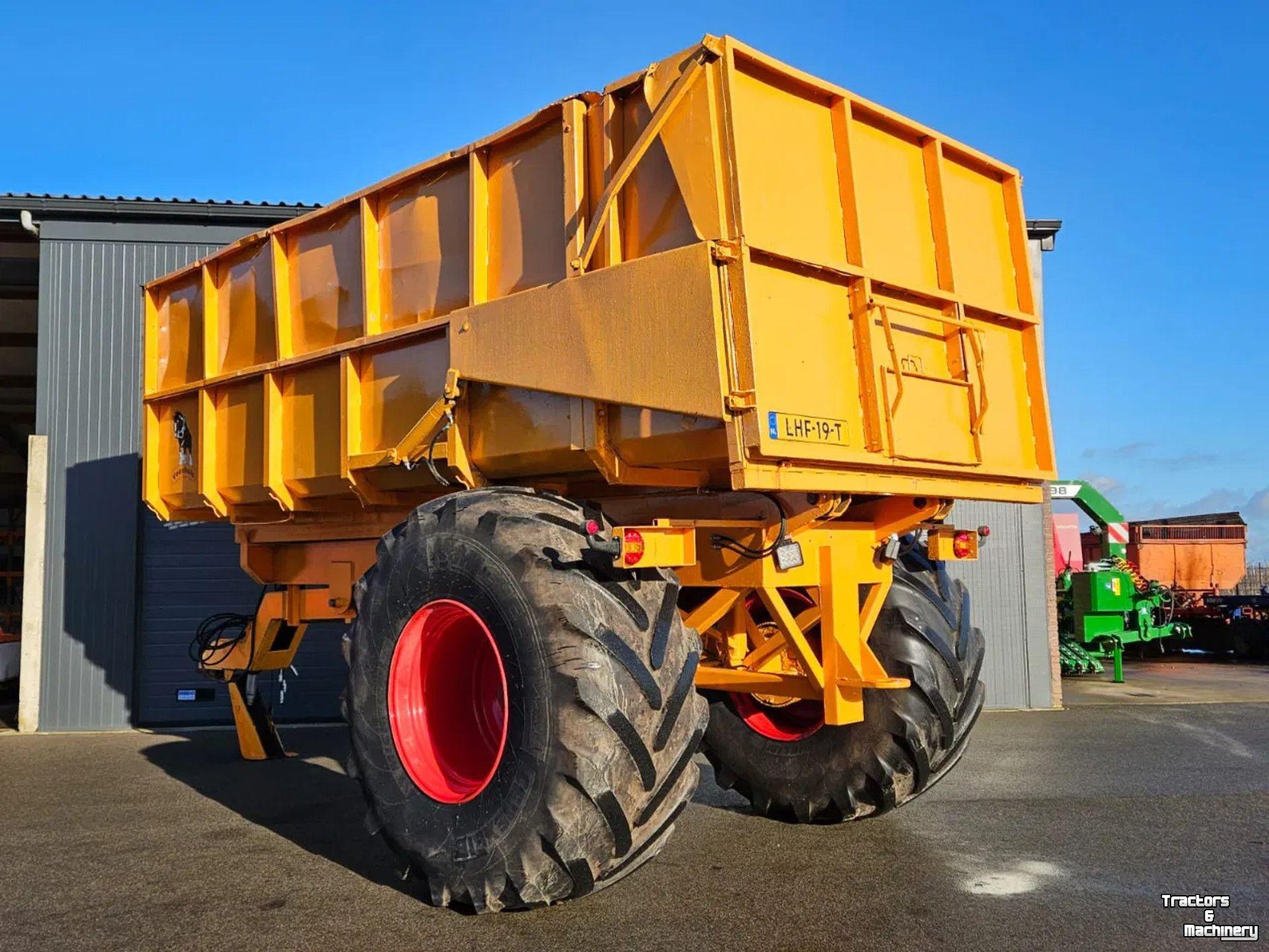 Kipper / Kiepwagen / Landbouwkipper Veenhuis 12000 Enkelas landbouwkipper