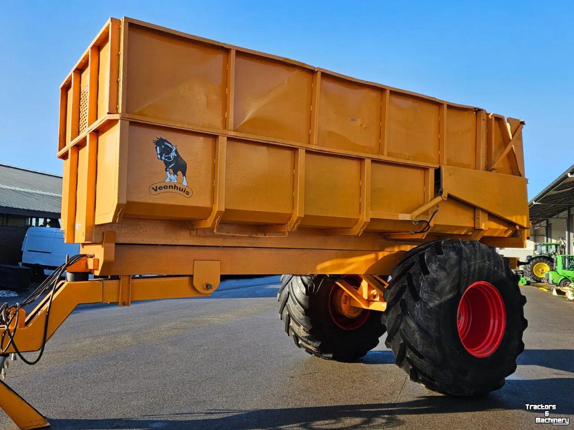 Kipper / Kiepwagen / Landbouwkipper Veenhuis 12000 Enkelas landbouwkipper