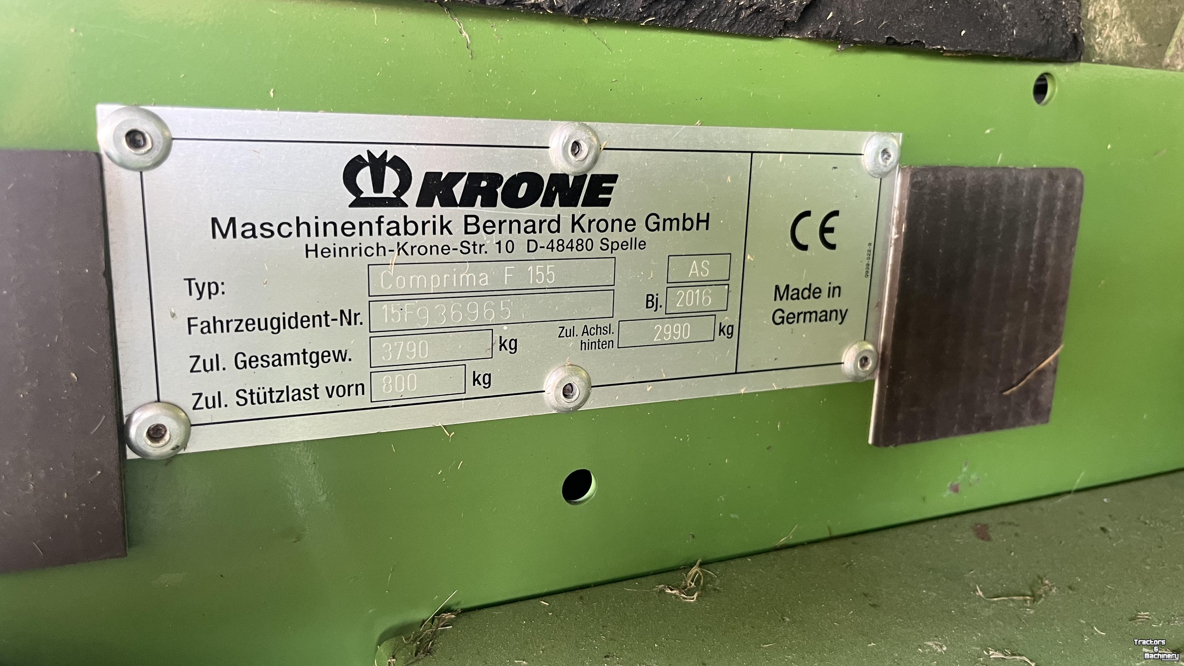Persen / Balenpers / Pakkenpers Krone Krone comprima F155XC In gowell