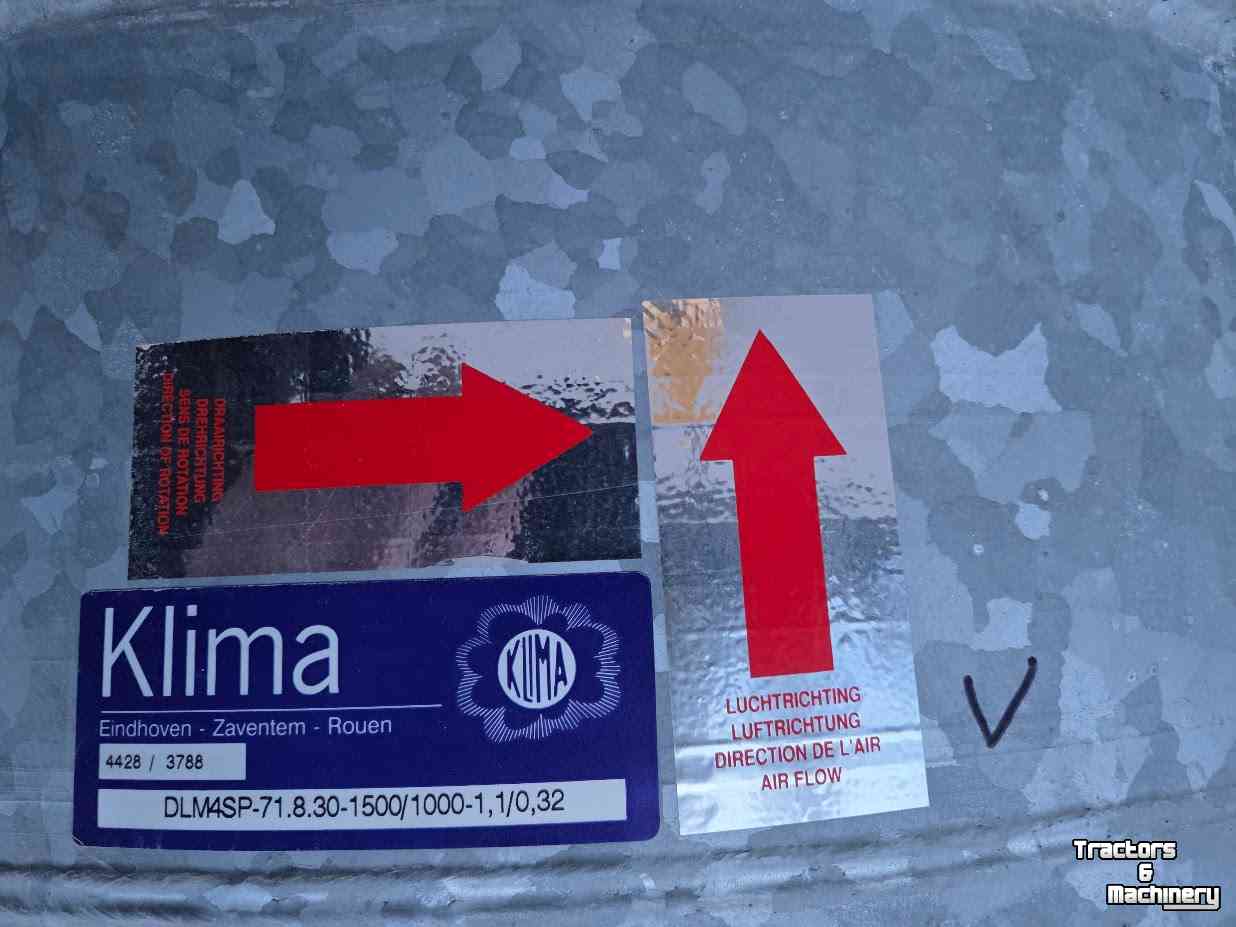 Klimatiseringsapparatuur  Klima DLM-04SP Tweetoeren Axiaalventilatoren