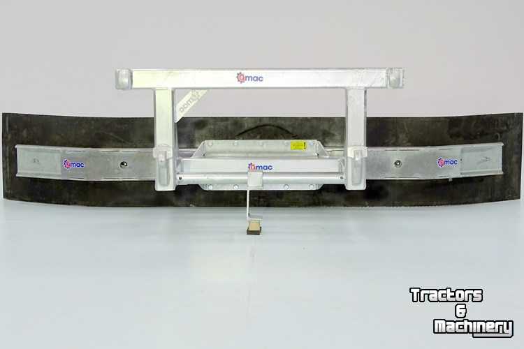 Rubberschuif Qmac Modulo Rubber matting scraper 210cm hookup Euro