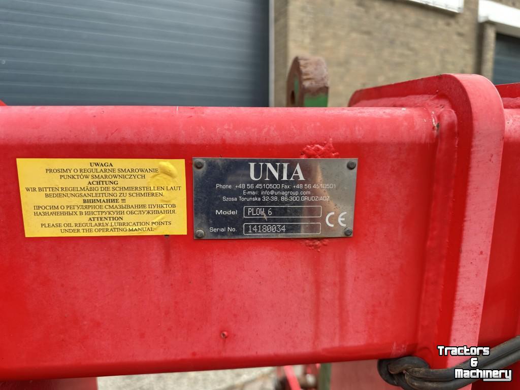 Woeler / Diepwoeler / Voorzetwoeler Unia PLOW 6 VOORZETWOELER