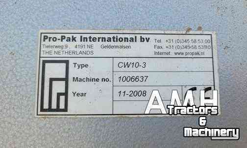 Afweegapparatuur Pro-Pak CW10-3 Multihead Afweger