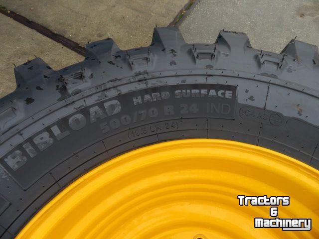Wielen, Banden, Velgen & Afstandsringen Michelin 500/70R24 MICH BIBLOAD SET JCB 10g